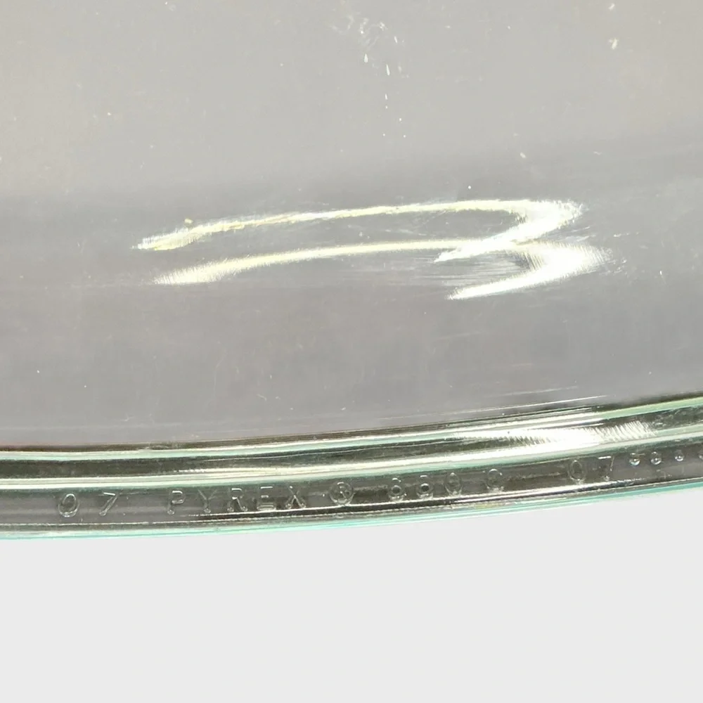 PYREX 680-C Clear Square Lid with Fin Handle
